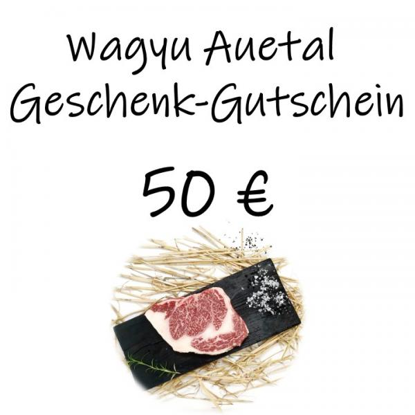 Wagyu Auetal Geschenkgutschein 50 €